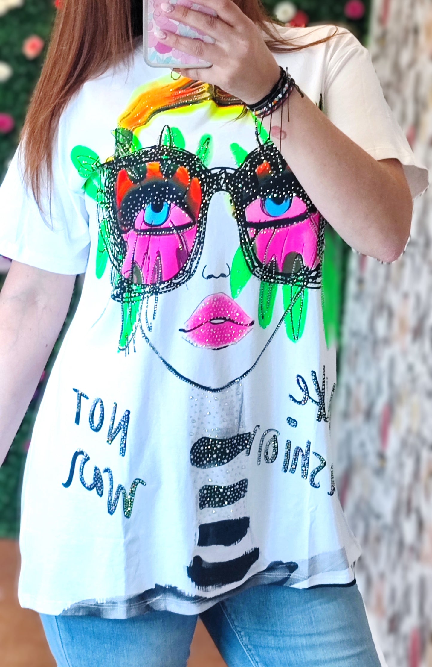 CAMISETA OVERSIZE GIRL BLANCA