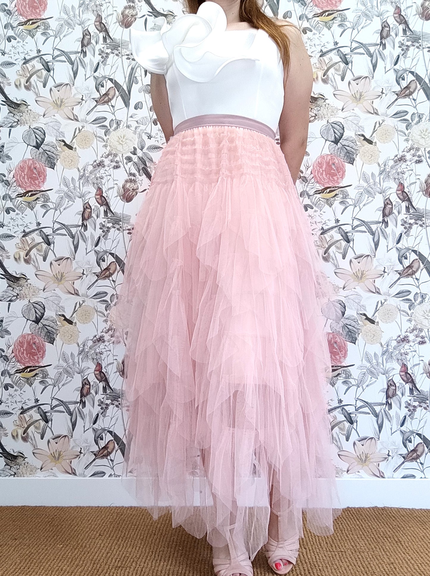 JUPE EN TULLE ROSE