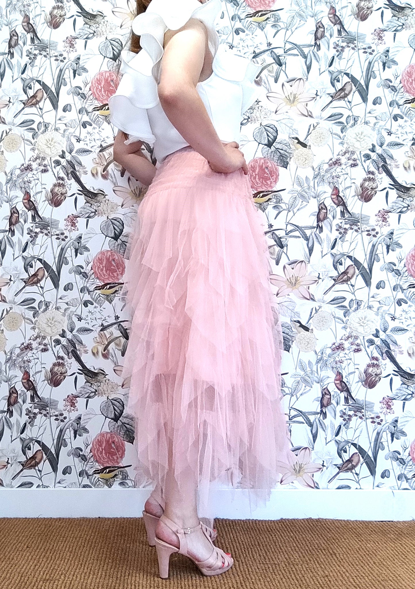 JUPE EN TULLE ROSE