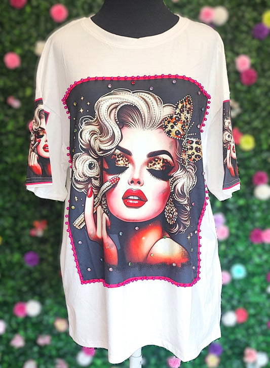 CAMISETA OVERSIZE MARILYN