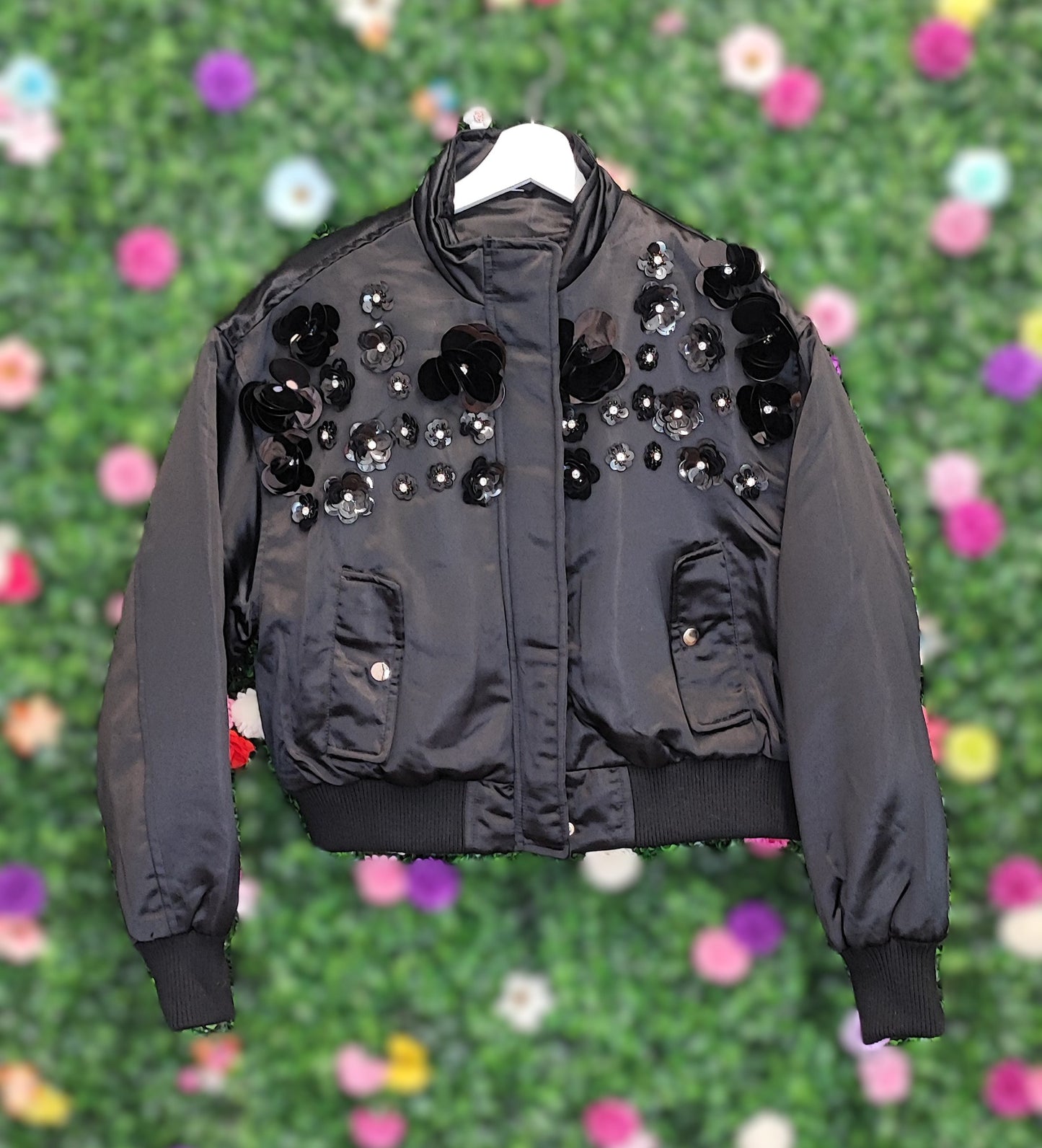 BOMBER BLOSSOM BLACK