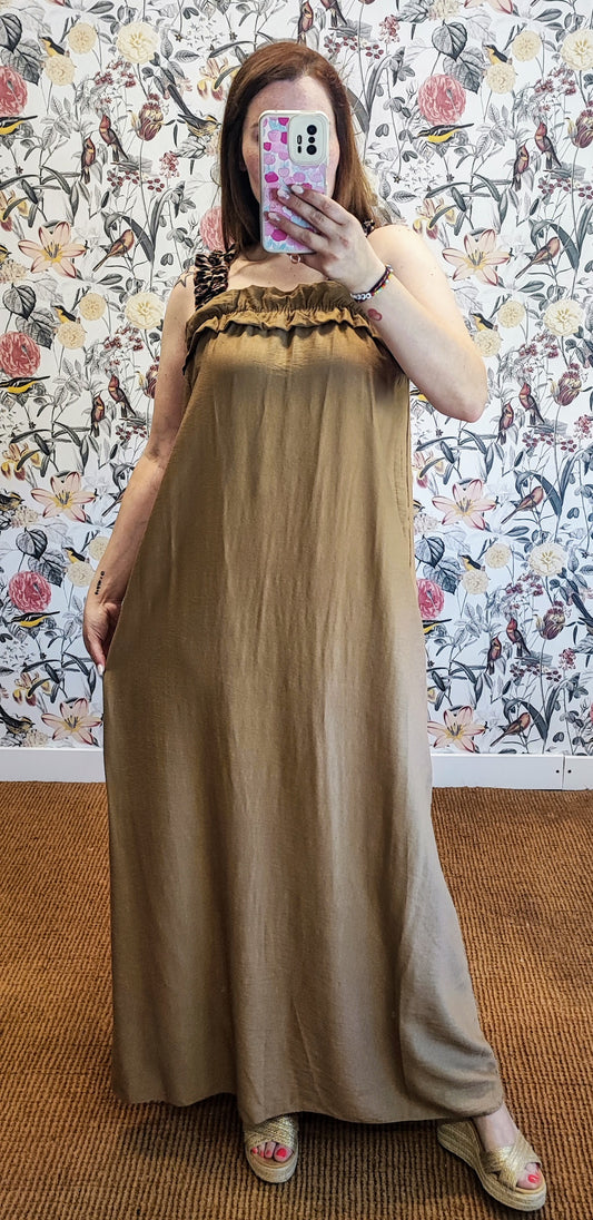 Robe Léo Camel